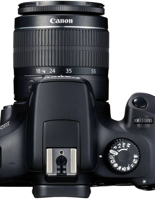 Load image into Gallery viewer, Canon EOS 4000D / Rebel T100 DSLR Camera + EF-S 18-55Mm Lens + Sandisk 64GB Memory Card +  Bundle (International Model)
