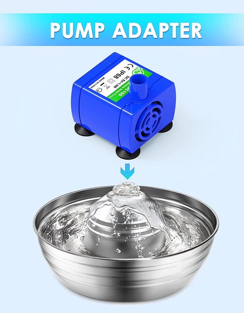 Load image into Gallery viewer, Replacement Pump for Cat Water Fountain, Ultra Quiet Long Lifespan Water Pump for Pet Water Fountain, Dog Water Bowl Dispenser ​For Cat &amp; Dog
