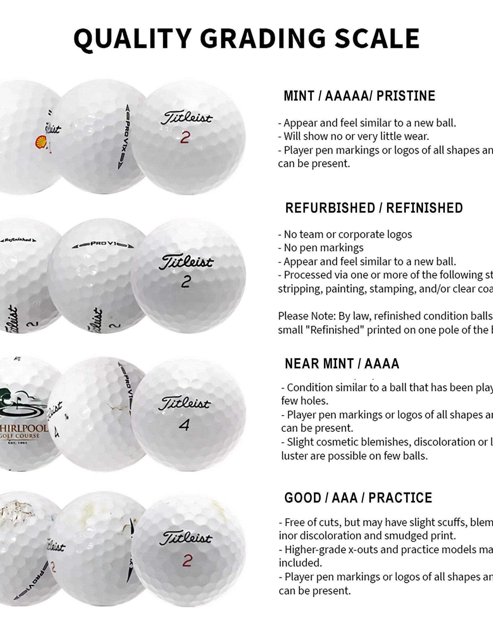 2012 Pro V1X Golf Balls, Prior Generation, Mint Quality, 12 Pack, by Hunter Golf