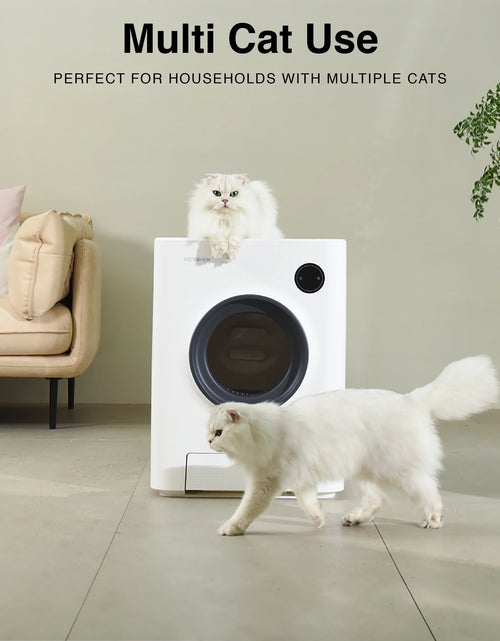 Load image into Gallery viewer, Purrclean Self-Cleaning Automatic Cat Litter Box with App Control, Support 5Ghz &amp; 2.4Ghz Wifi

