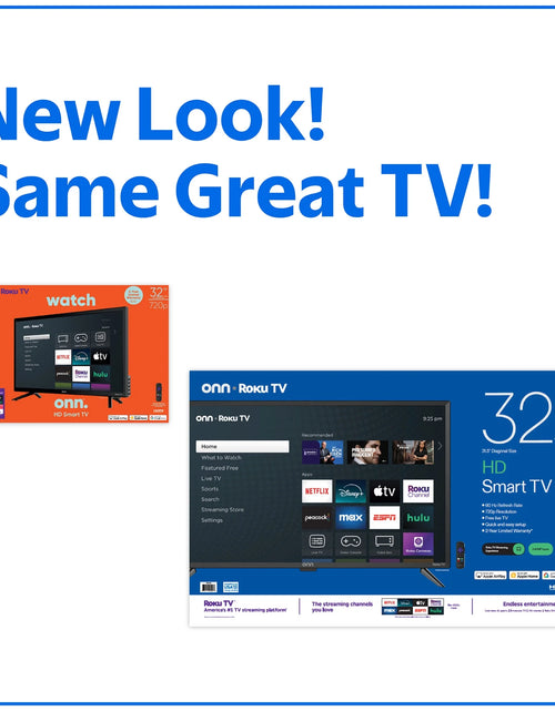 Load image into Gallery viewer, 32” Class 720P HD Roku Smart Television, 100012589
